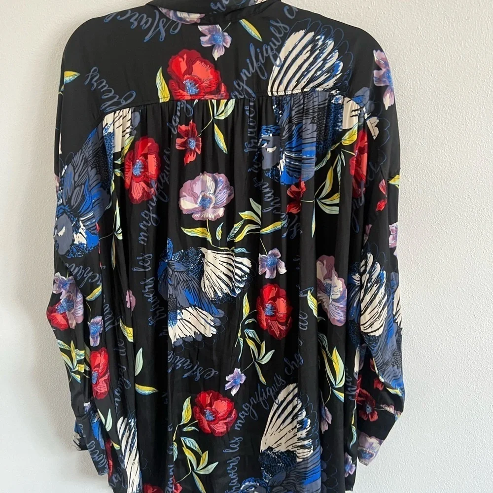 Free People Silky Nights Top, size large